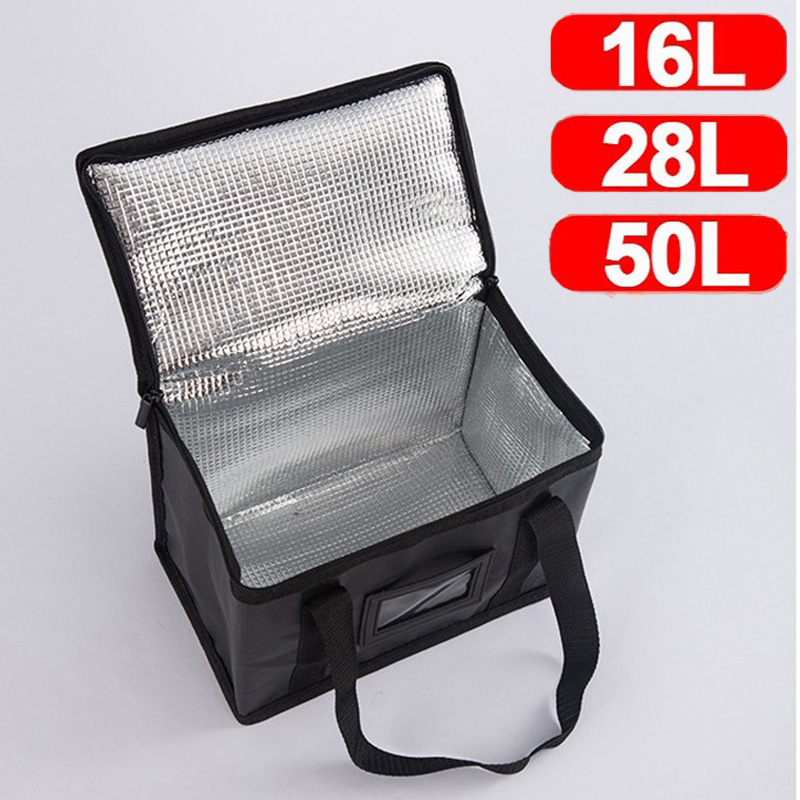 1pc Large Insulated Picnic Bag - Food Storage Hiking ulasan dan harga