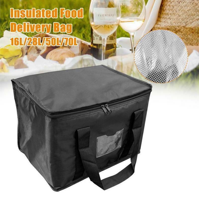 1pc Large Insulated Picnic Bag - Food Storage Hiking ulasan dan harga