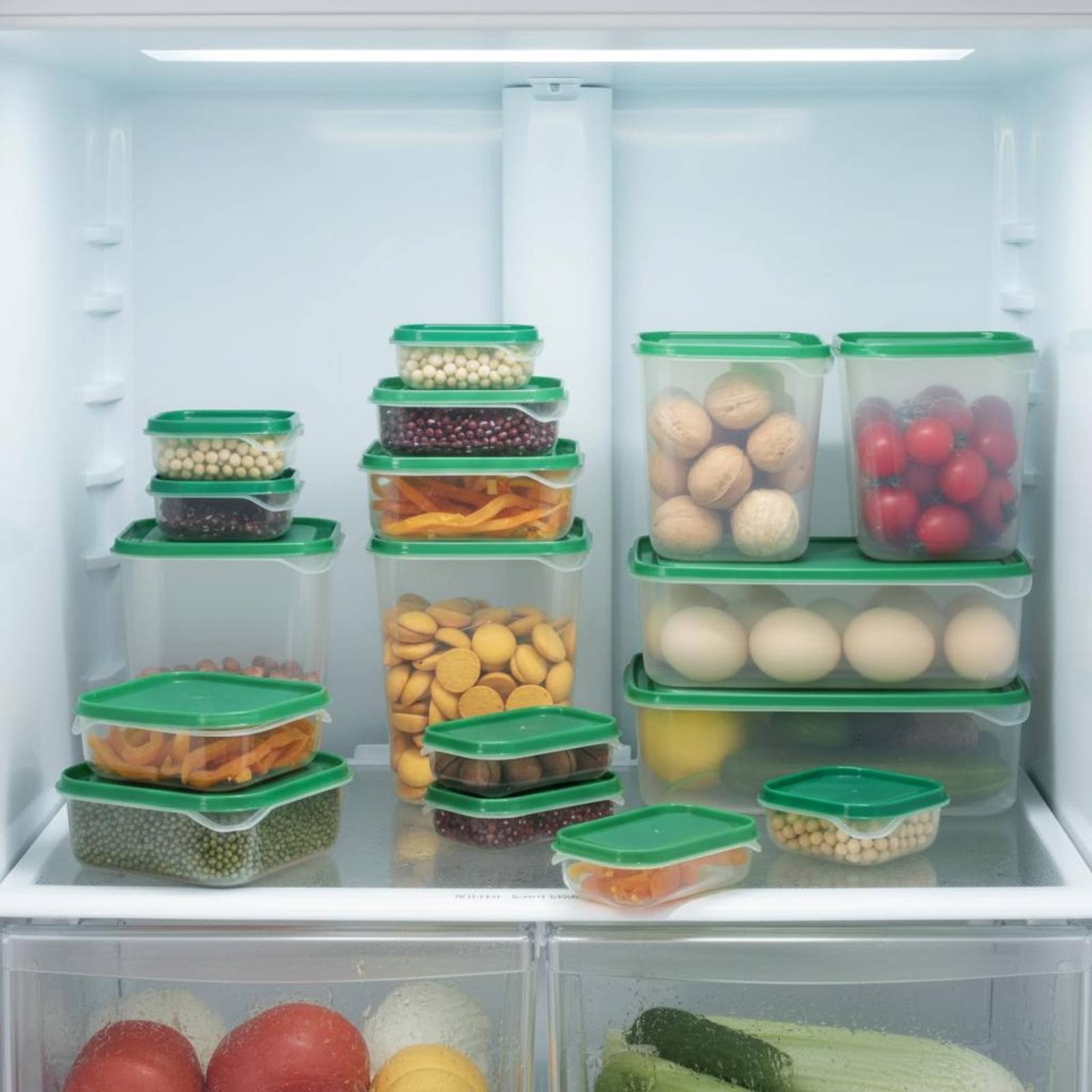 17 Pieces Fridge Storage Box S - Set Food Storage ulasan dan harga