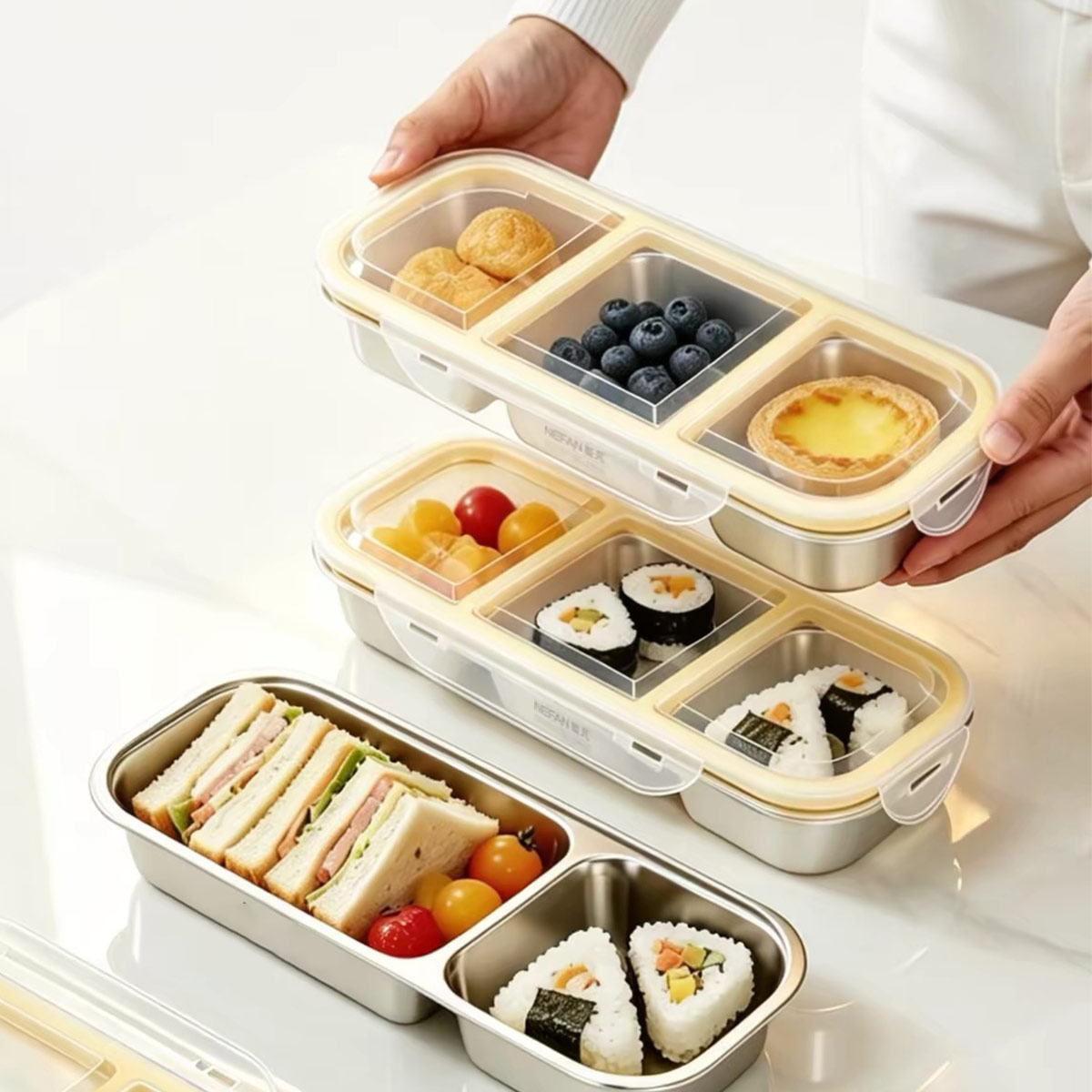 Stainless Steel Food Storage B - Food Storage Method ulasan dan harga