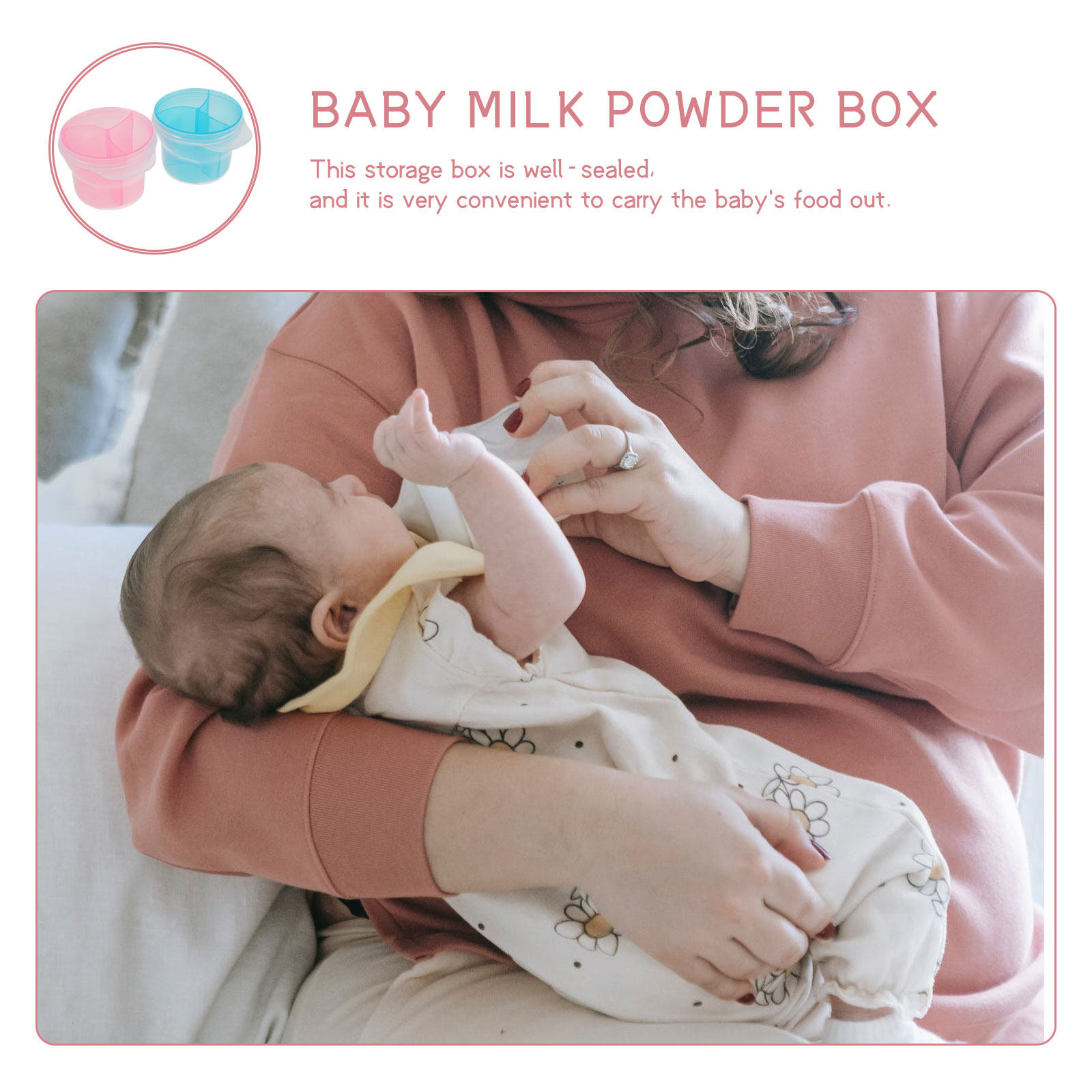 4Pcs Baby Food Storage Box Mil - Food Storage Baby ulasan dan harga
