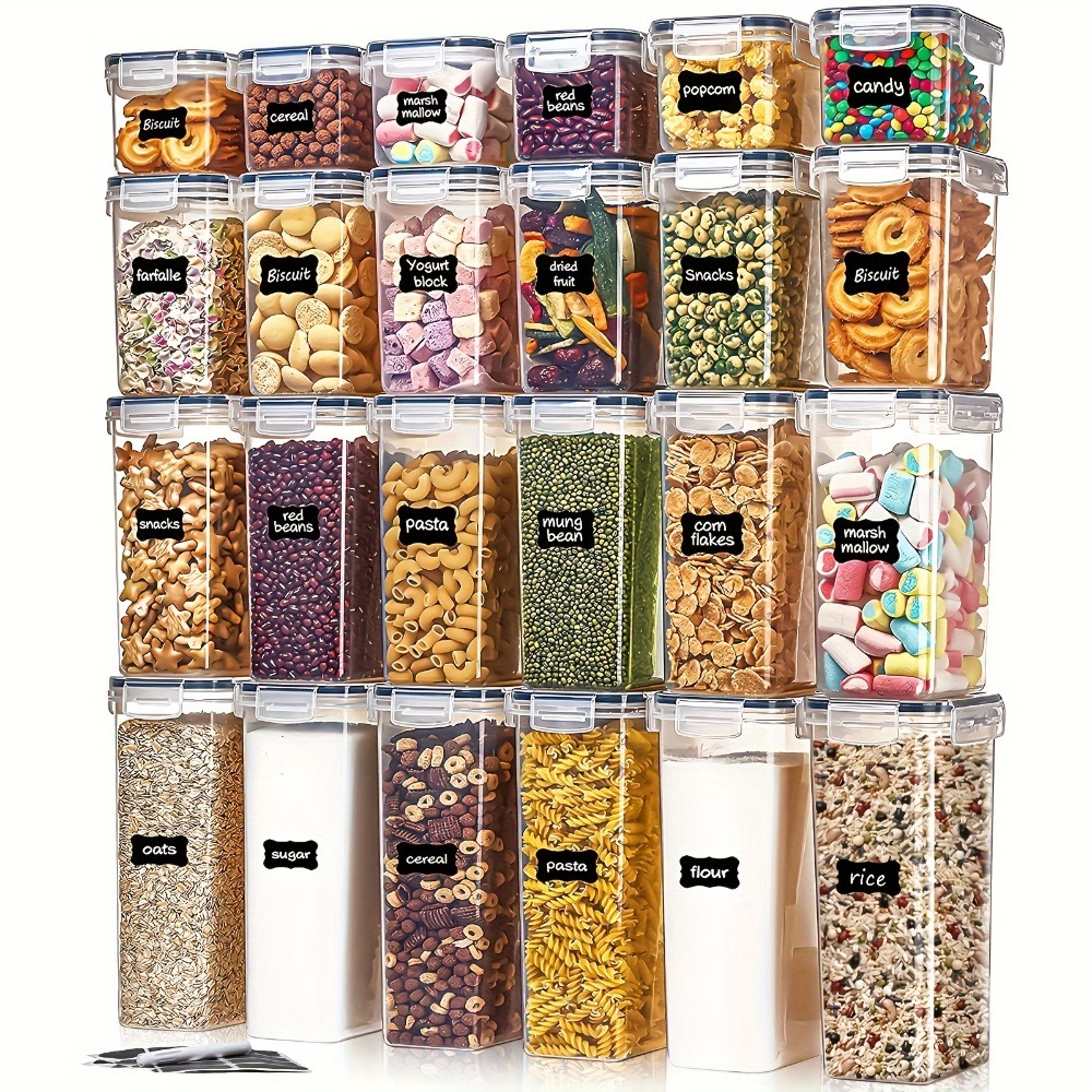 24Pcs Food Storage Containers  - Food Storage Method ulasan dan harga