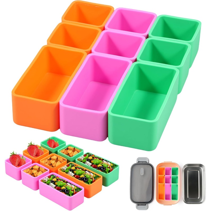 Silicone Food Box Dividers Bak - Food Storage Dividers ulasan dan harga