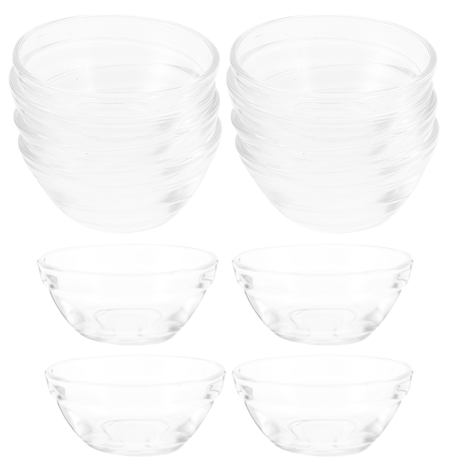 12Pcs Heat-Resistant Transpare - Food Storage Glass ulasan dan harga