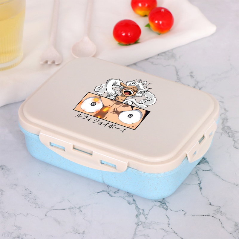One Piece Boy Girl Bento Lunch - Food Storage Kitchen ulasan dan harga