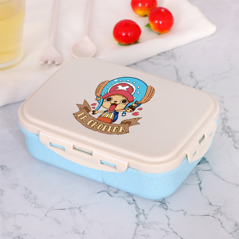 One Piece Boy Girl Bento Lunch - Food Storage Kitchen ulasan dan harga