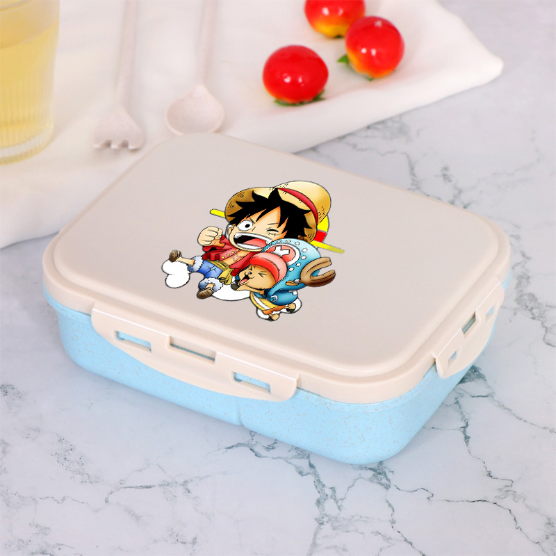 One Piece Boy Girl Bento Lunch - Food Storage Kitchen ulasan dan harga