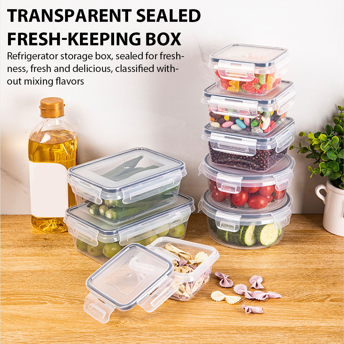24Pcs/set Food Storage Box Set - Set Food Storage ulasan dan harga