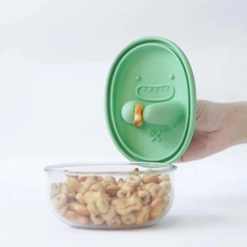 Hands-Free Snack Box, No Crumb - Food Storage Method ulasan dan harga