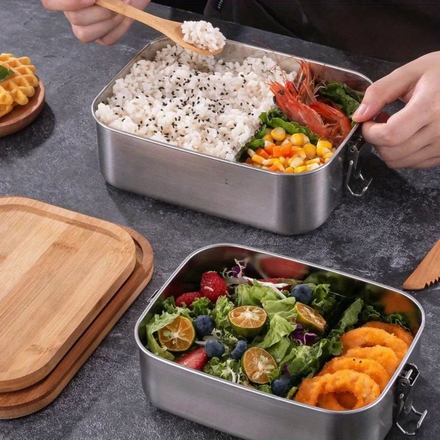 New 304 Stainless Steel Bamboo - Food Storage Method ulasan dan harga