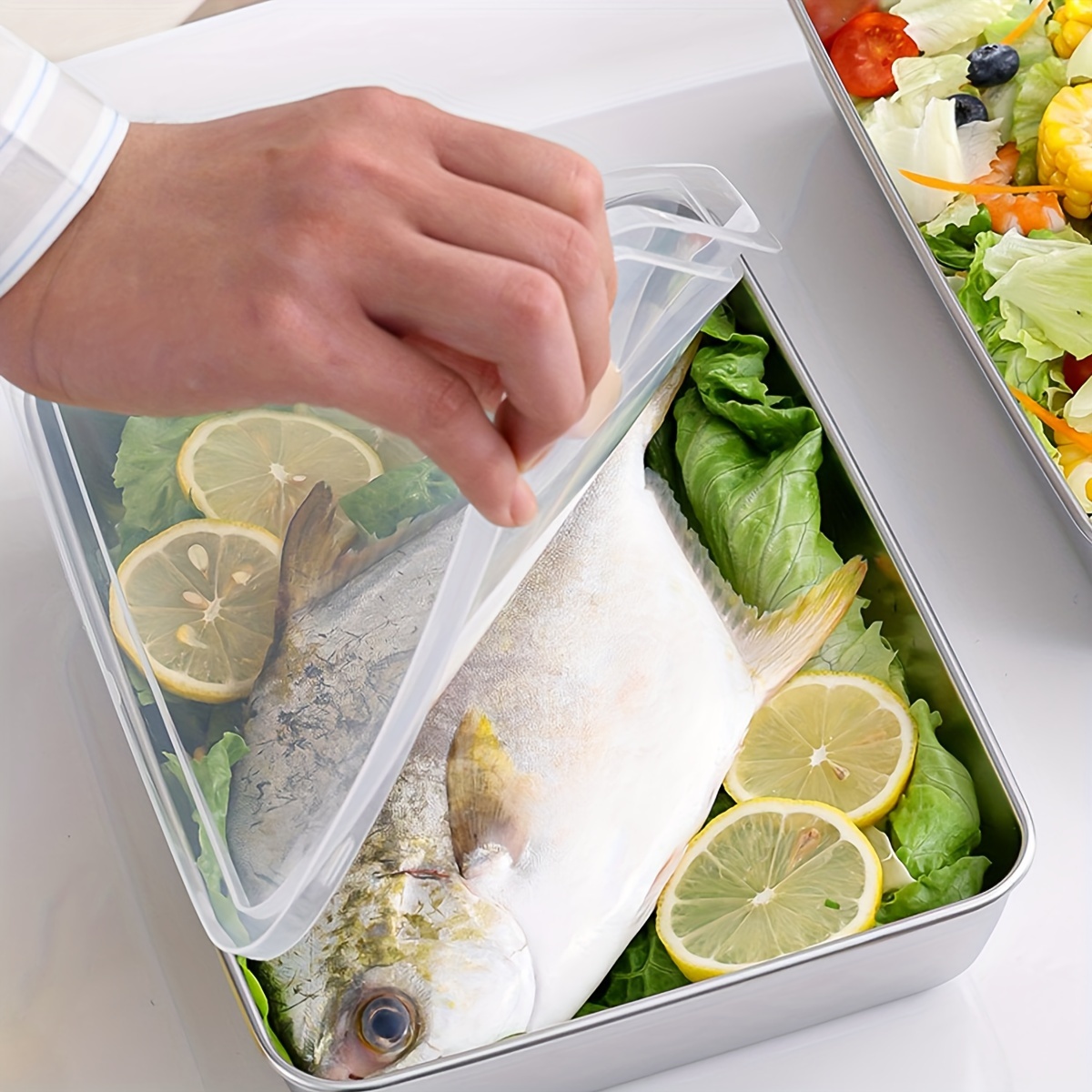 1-3PCS Stainless Steel Food St - Food Storage Pantry ulasan dan harga