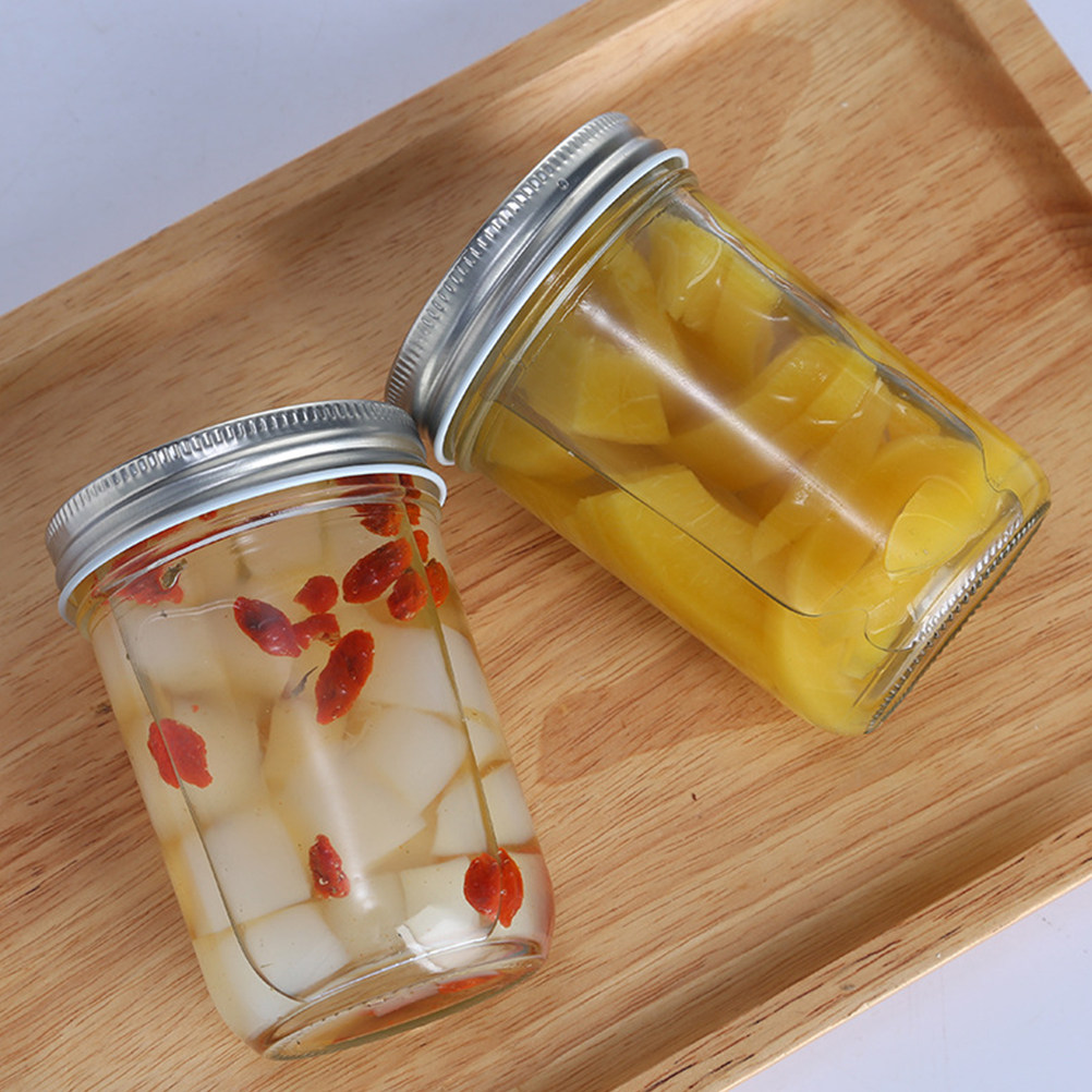 4Pcs Jam Canning Jars Glass Se - Food Storage Jars Airtight ulasan dan harga