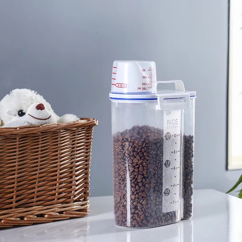 Hot Sale Eco-Friendly Plastic  - Food Storage For Dog ulasan dan harga