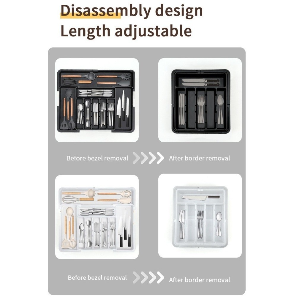 Retractable Drawer Storage Tra - Food Storage Dividers ulasan dan harga