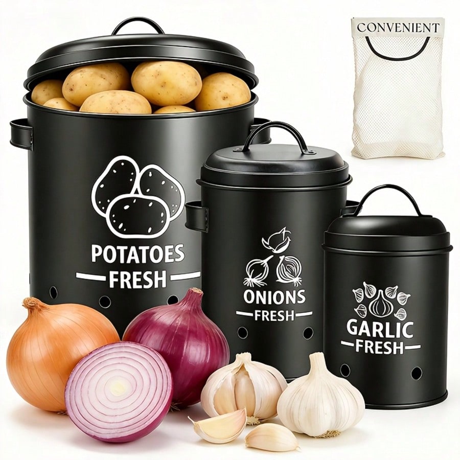 Potato Onion Garlic Storage Bi - Food Storage For Room ulasan dan harga