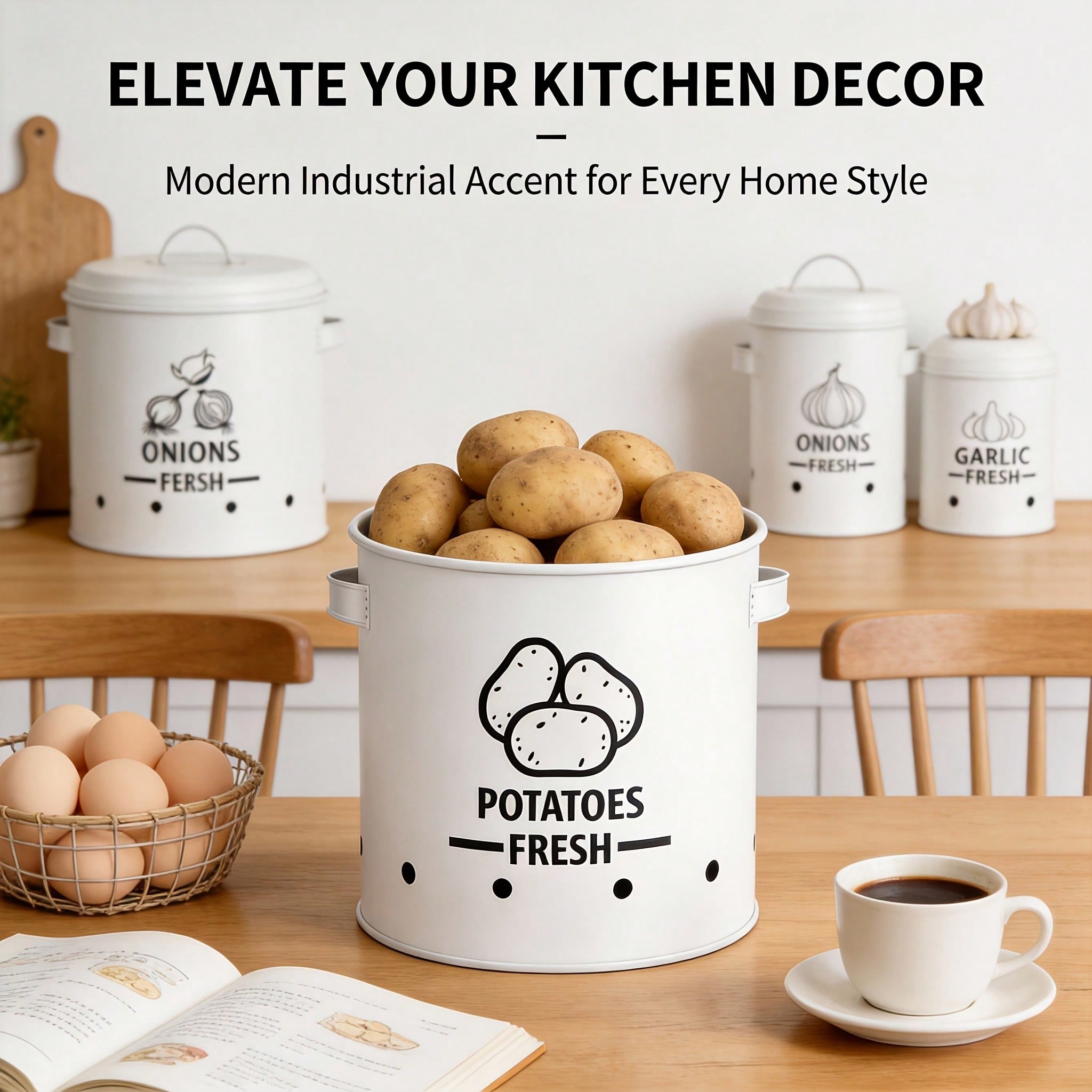 Potato Onion Garlic Storage Bi - Food Storage For Room ulasan dan harga
