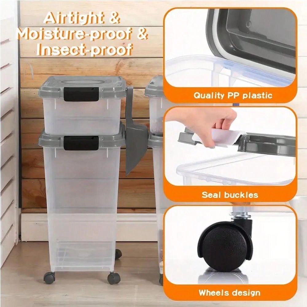 Food Storage Container, 30 Lbs - Food Storage For Dog ulasan dan harga