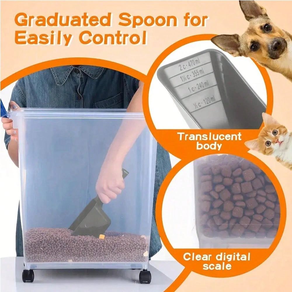 Food Storage Container, 30 Lbs - Food Storage For Dog ulasan dan harga