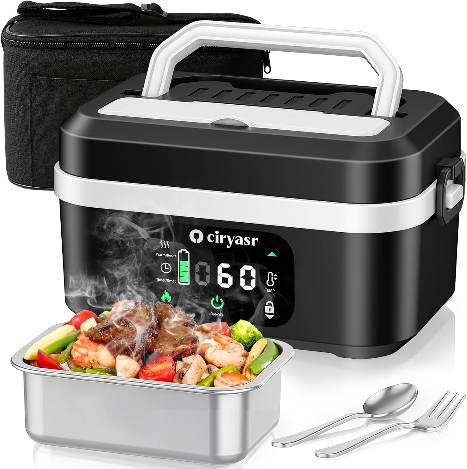 Powerful Electric Lunch Box, 1 - Food Storage Hiking ulasan dan harga