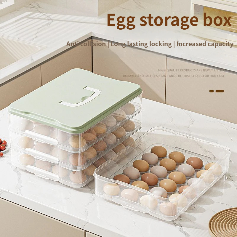 Egg storage box refrigerator s - Food Storage Kitchen ulasan dan harga