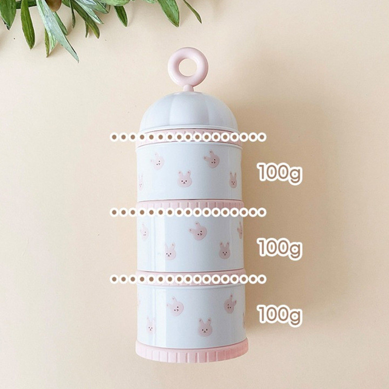 Cute Bear Milk Powder Box Baby - Food Storage Baby ulasan dan harga