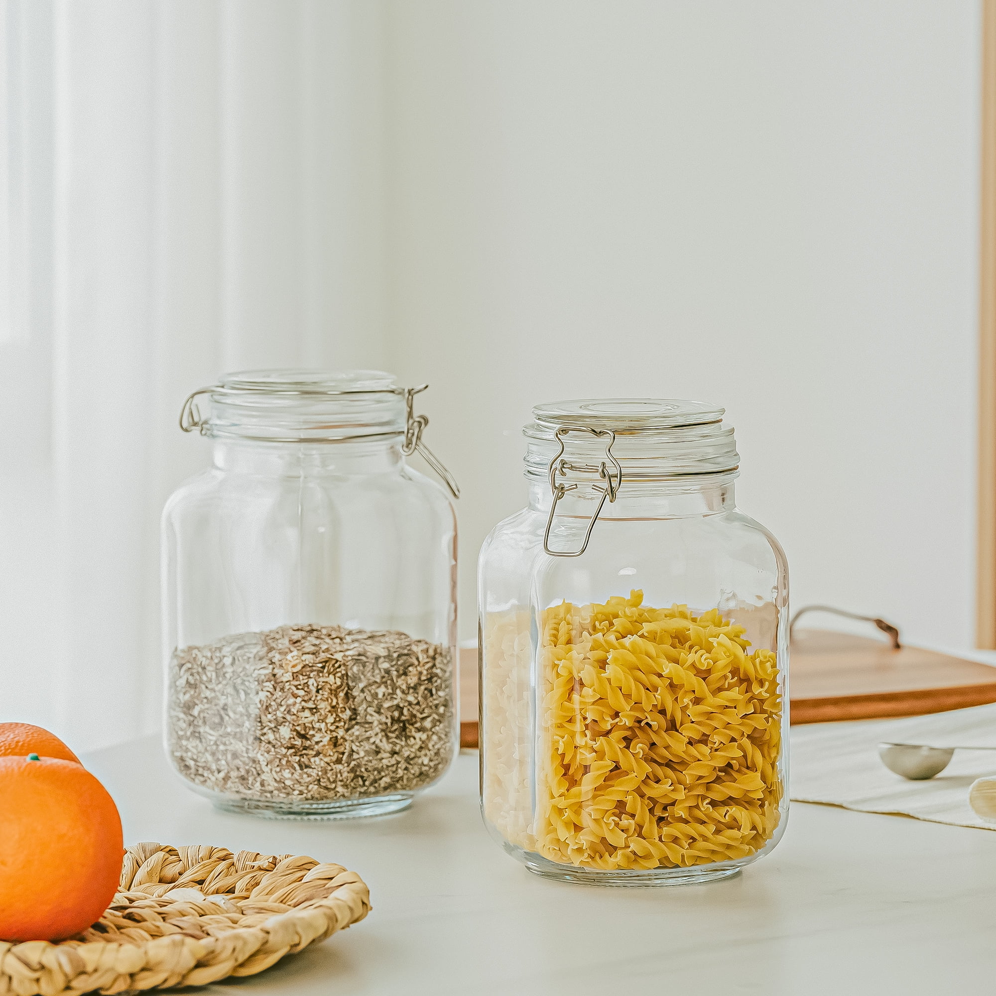 67 oz Glass Airtight Food Stor - Food Storage Jars Airtight ulasan dan harga