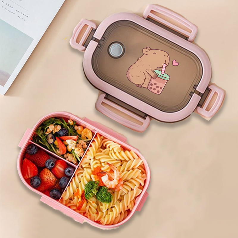 Capybara Bento Lunch Box Anime - Food Storage Kitchen ulasan dan harga