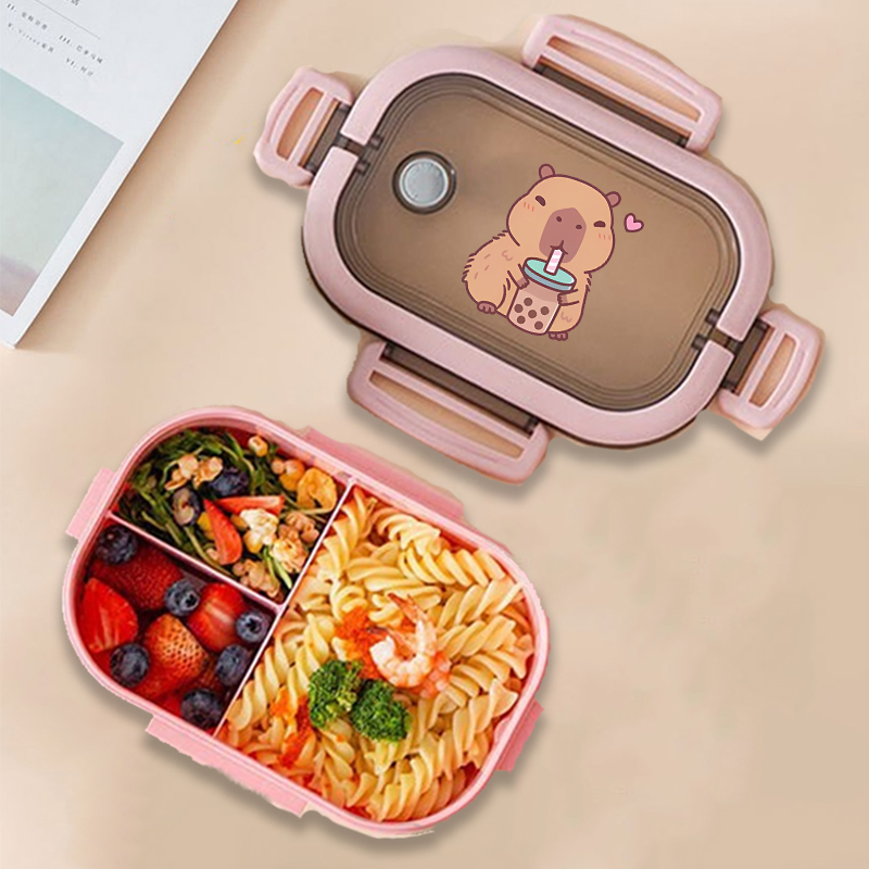Capybara Bento Lunch Box Anime - Food Storage Kitchen ulasan dan harga