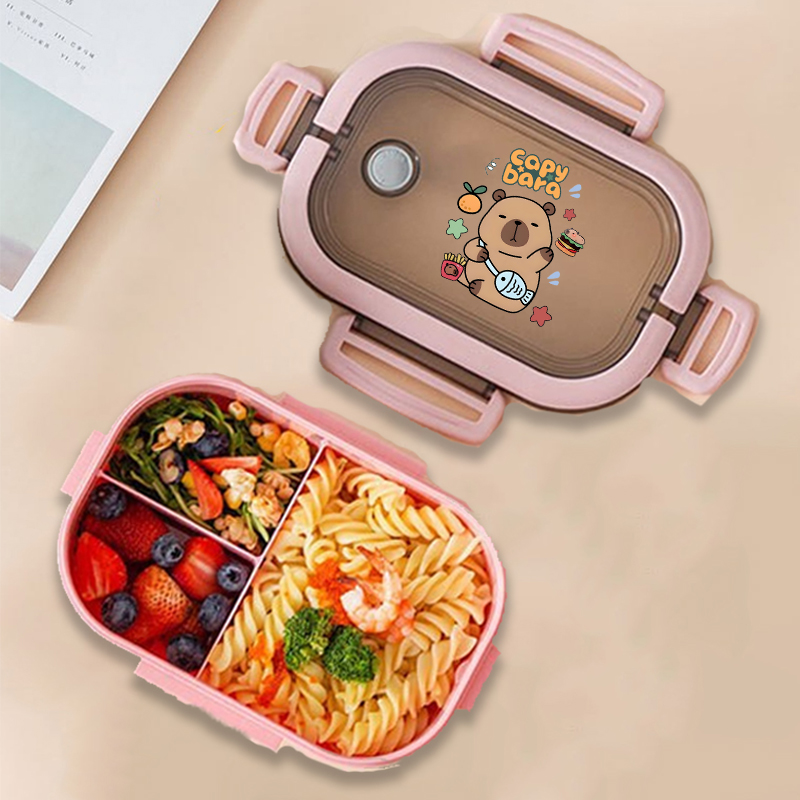 Capybara Bento Lunch Box Anime - Food Storage Kitchen ulasan dan harga