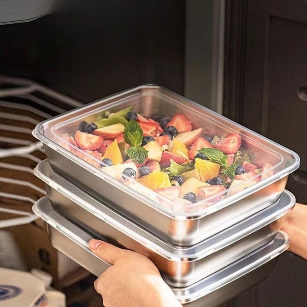 Food Grade Stainless Steel Ser - Food Storage Containers Set ulasan dan harga