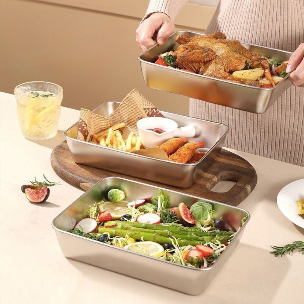 Food Grade Stainless Steel Ser - Food Storage Containers Set ulasan dan harga