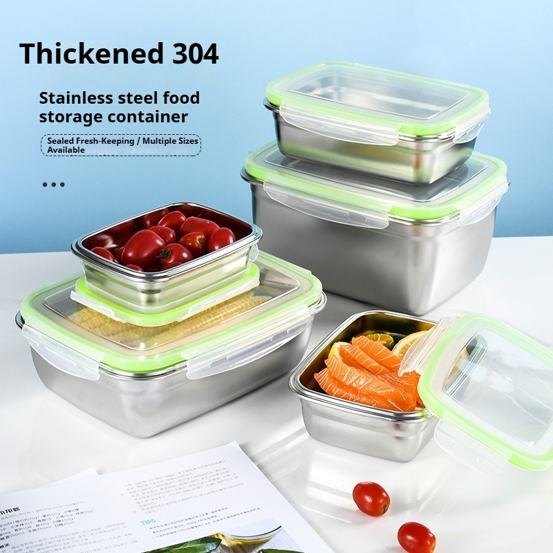 304 Stainless Steel Lunch Box  - Set Food Storage ulasan dan harga