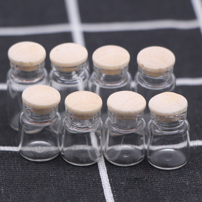 4Pcs 1:12 Dollhouse Miniature  - Food Storage Glass ulasan dan harga