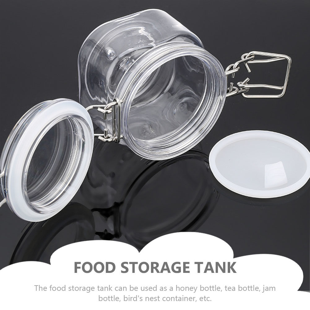 2Pcs Sealed Storage Jars Trans - Food Storage Kitchen ulasan dan harga