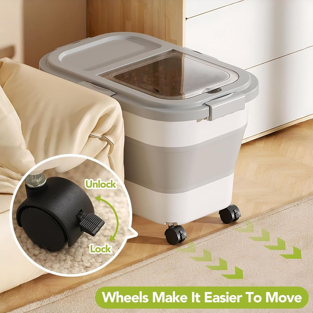 15 Lbs Dog/Cat Food Storage Co - Food Storage For Dog ulasan dan harga