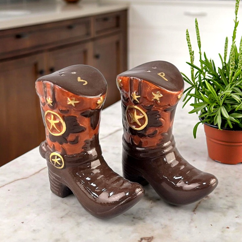 Vintage Boots Ceramic Spice Ja - Set Food Storage ulasan dan harga