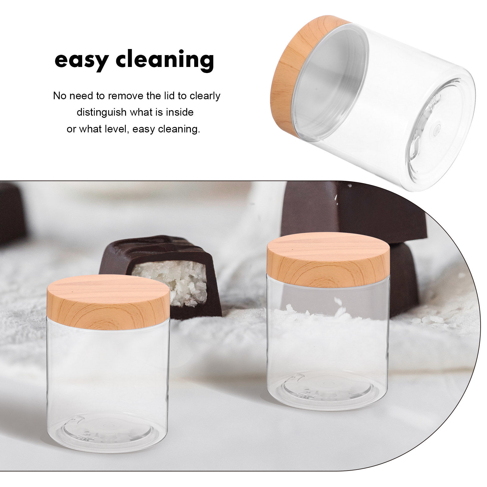 6Pcs Kitchen Storage Container - Food Storage Kitchen ulasan dan harga