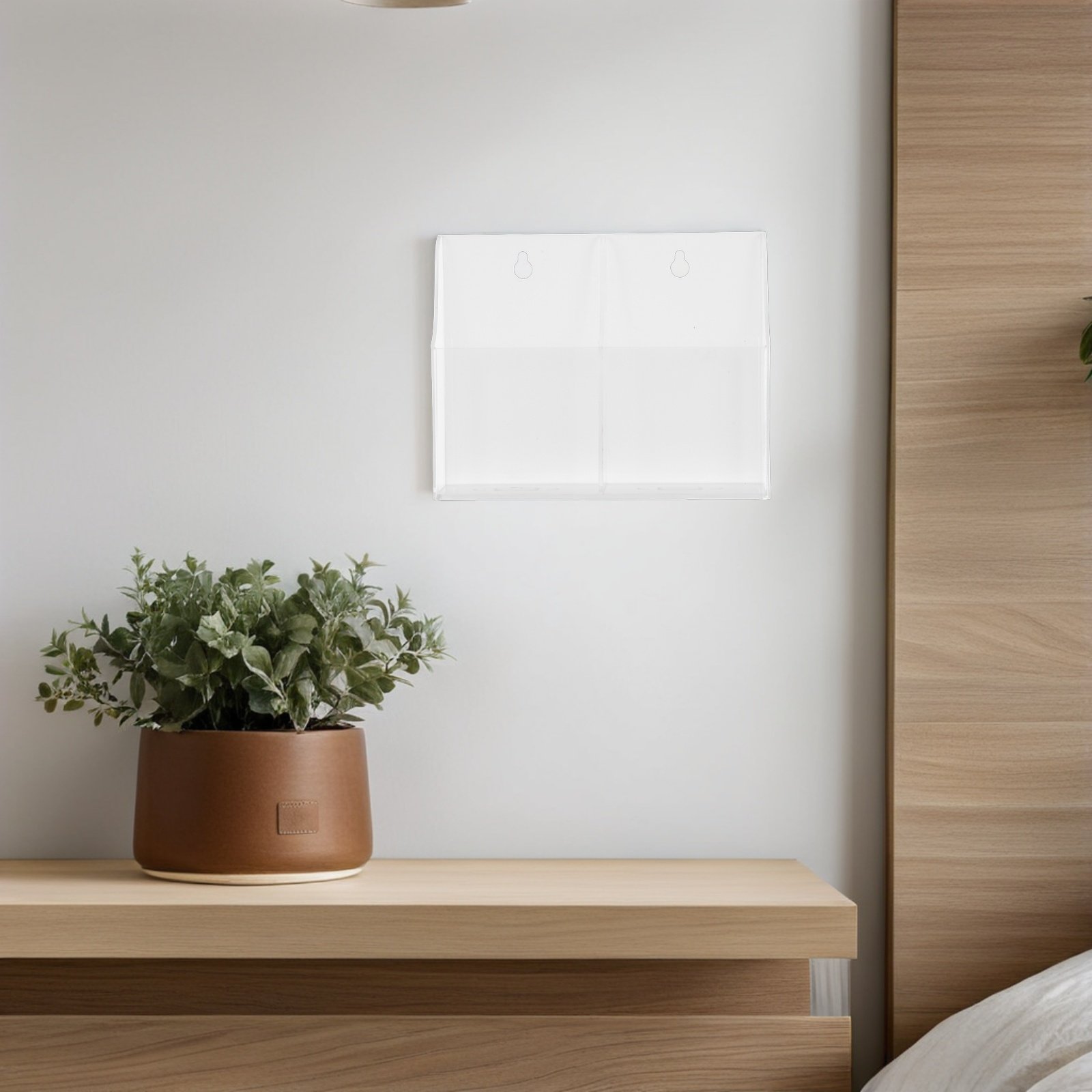 Acrylic Wall Mounted Storage B - Food Storage For Room ulasan dan harga