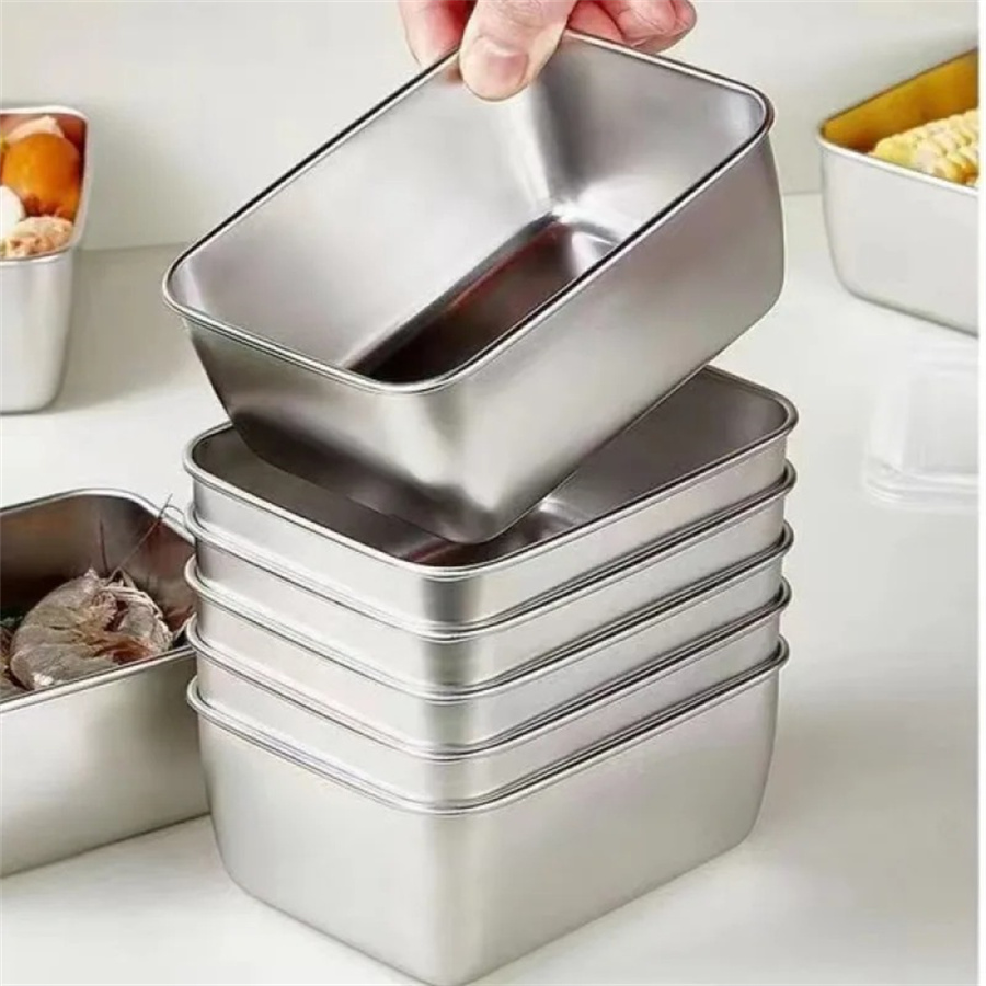 1/3/5pcs Stainless Steel Food  - Food Storage Method ulasan dan harga