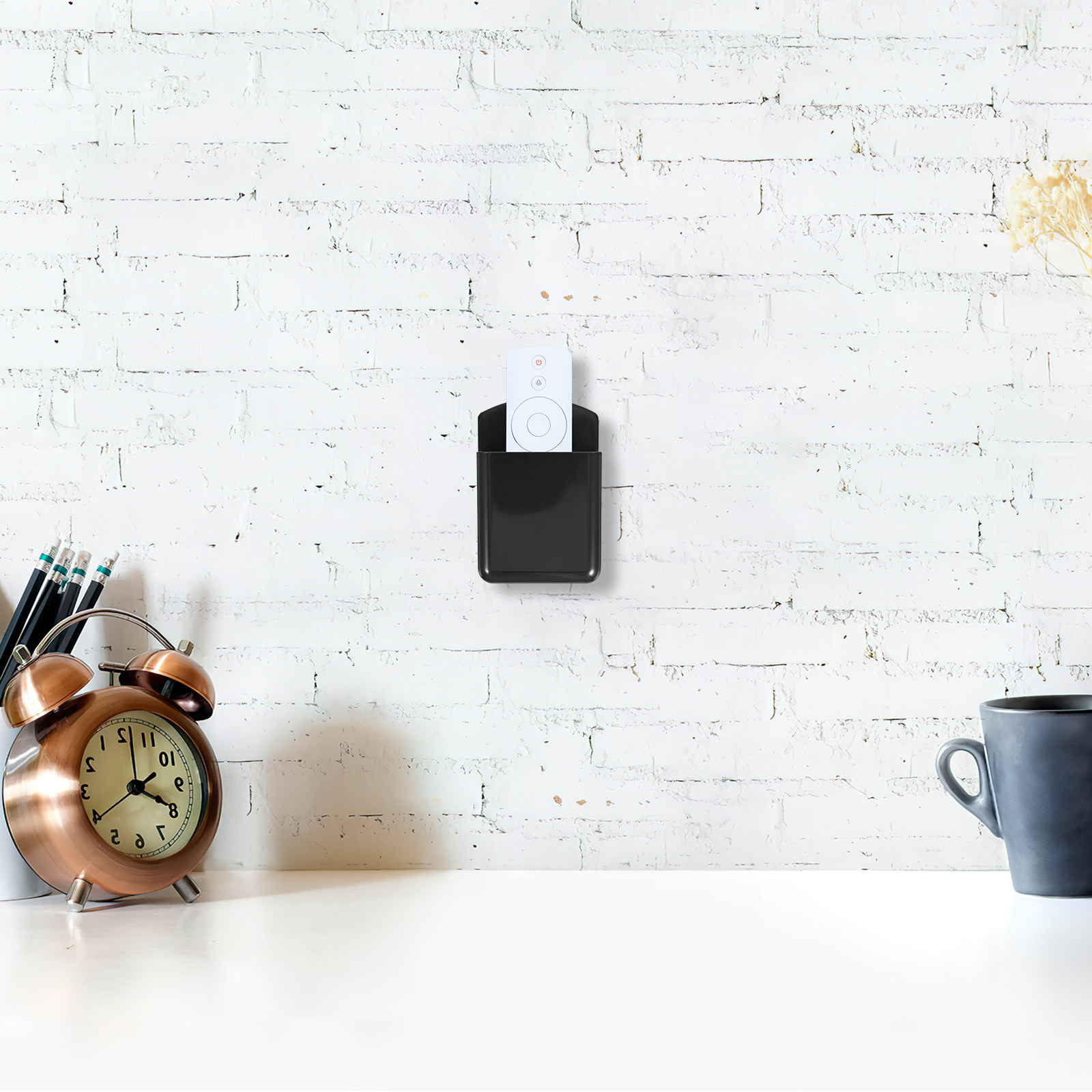 Wall Mount Remote Holder ABS M - Food Storage For Room ulasan dan harga
