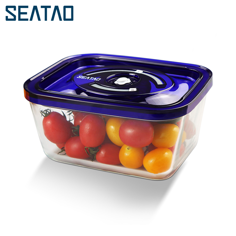 SEATAO Glass Food Storage Cont - Food Storage Glass ulasan dan harga