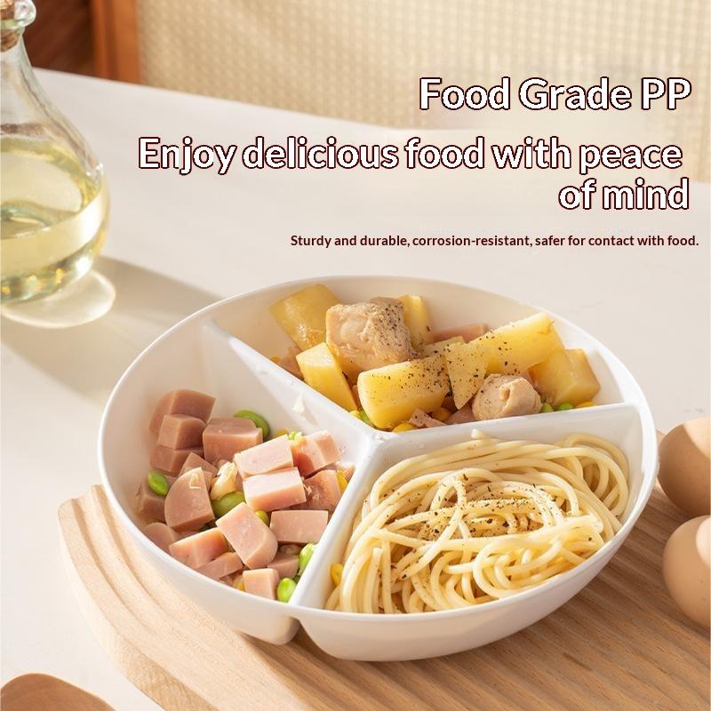 3 Compartments Grid-shaped Din - Food Storage Dividers ulasan dan harga