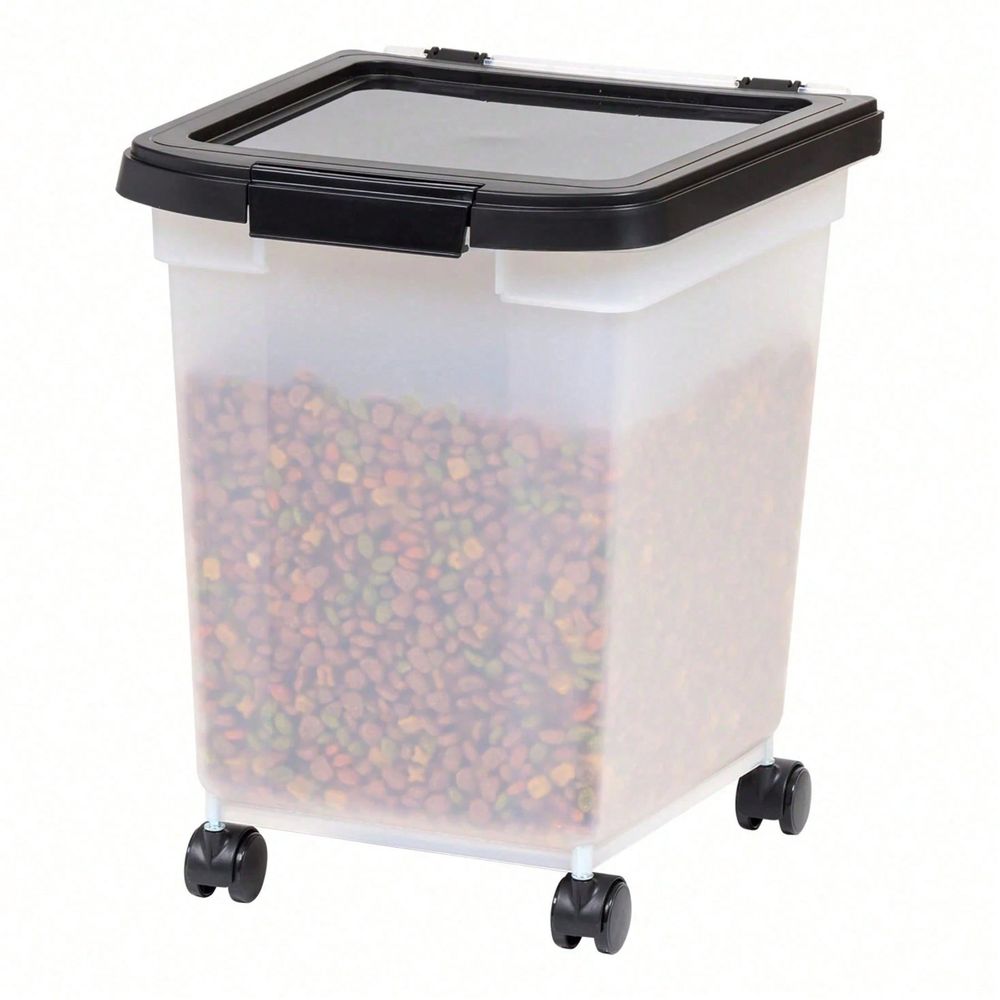 Transparent Plastic Storage Bu - Food Storage For Dog ulasan dan harga