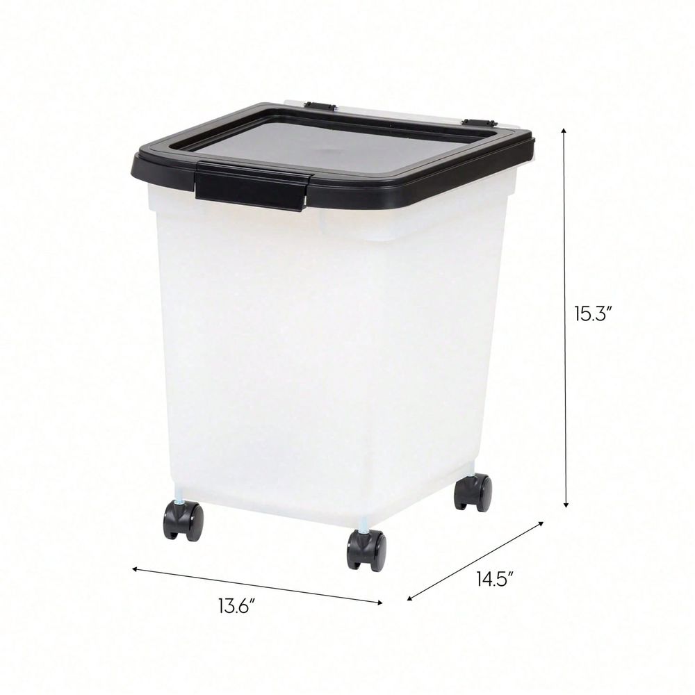 Transparent Plastic Storage Bu - Food Storage For Dog ulasan dan harga