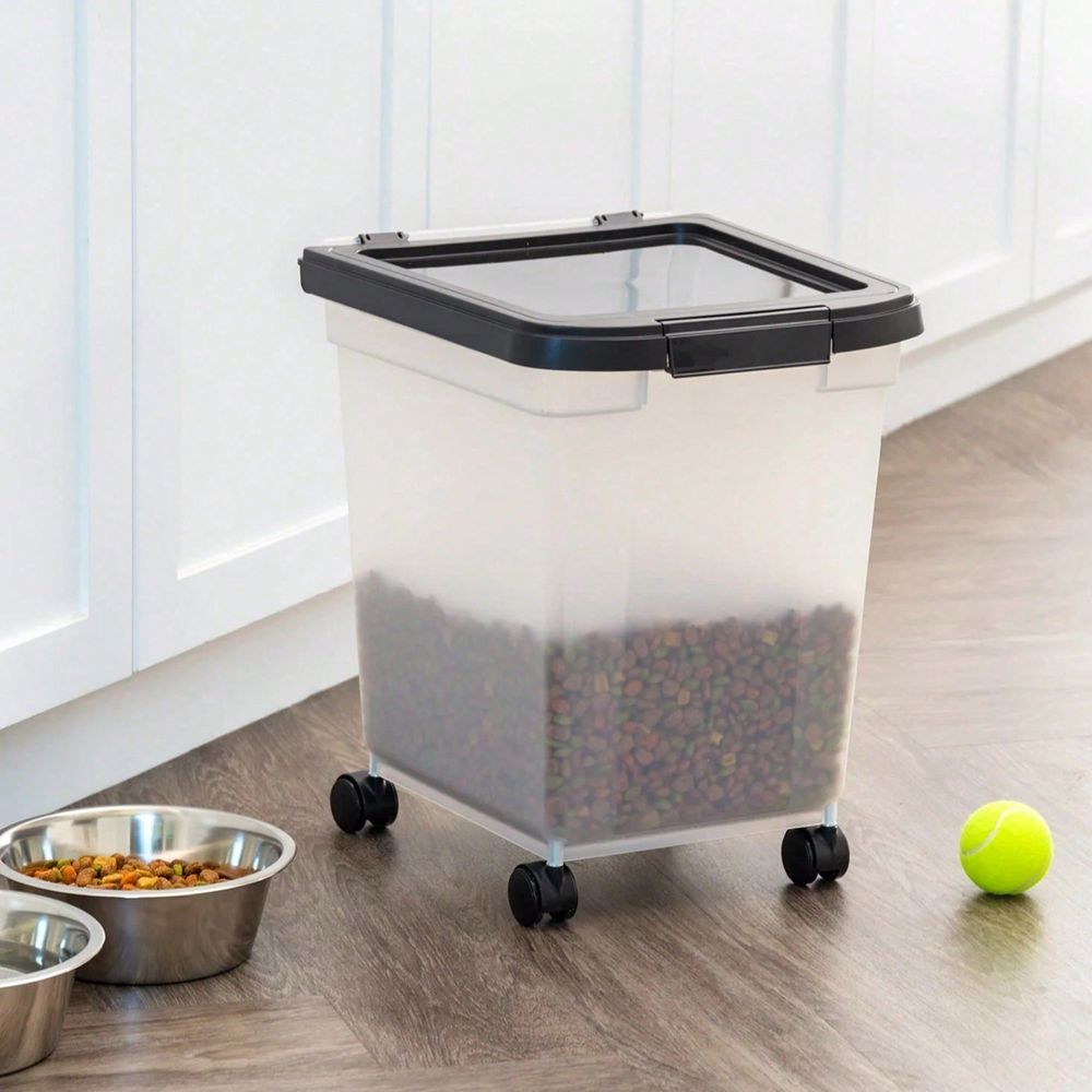 Transparent Plastic Storage Bu - Food Storage For Dog ulasan dan harga