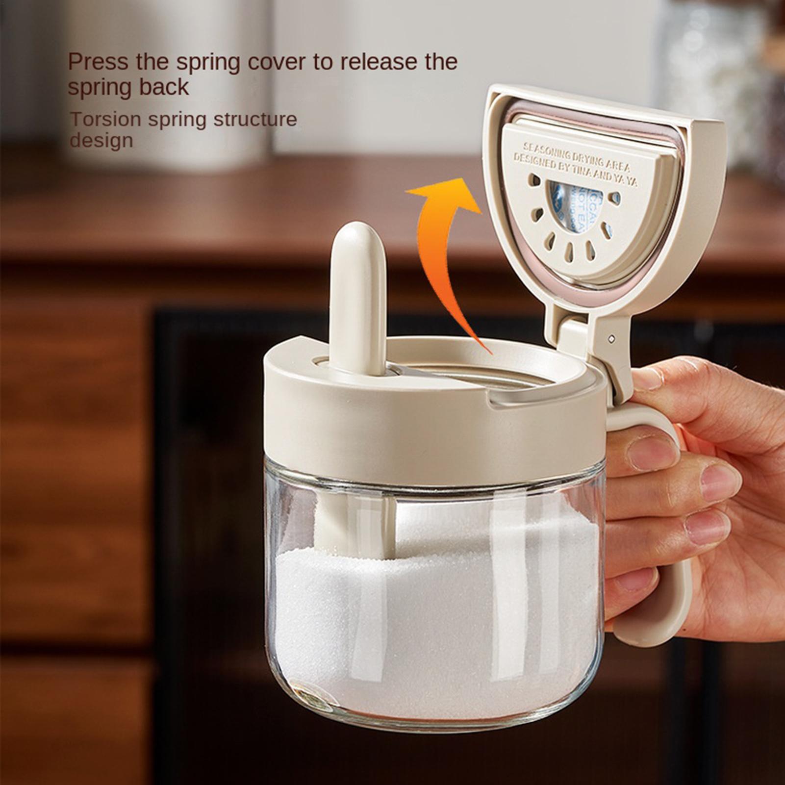 Seasoning Jar Leak-Proof Salt  - Food Storage For Room ulasan dan harga