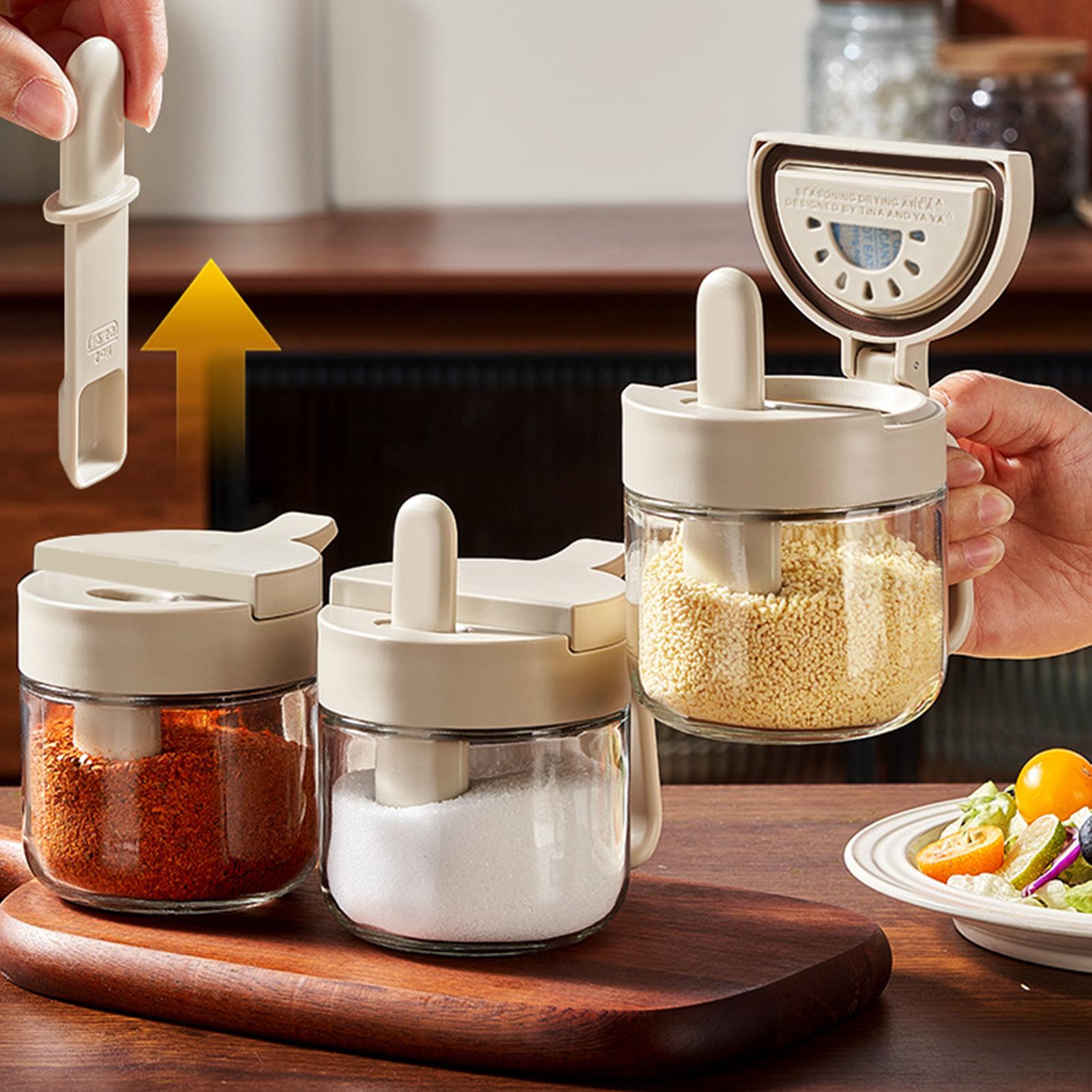 Seasoning Jar Leak-Proof Salt  - Food Storage For Room ulasan dan harga